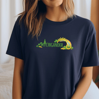 "Lucky Michigander"Relaxed Fit Crew Unisex T-Shirt