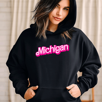 "Michigan Barbie"Relaxed Fit Classic Unisex Hoodie