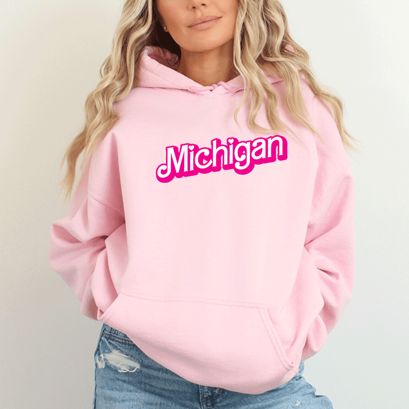 "Michigan Barbie"Relaxed Fit Classic Unisex Hoodie