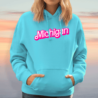 "Michigan Barbie"Relaxed Fit Classic Unisex Hoodie