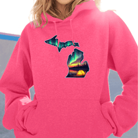 "Northern Lights Camping"Relaxed Fit Classic Unisex Hoodie