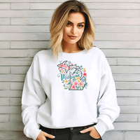 "Michigan Floral"Relaxed Fit Classic Crew Unisex Sweatshirt