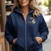 "Michigan In Bloom"Basic Full Zip Unisex Hoodie