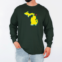 "Michigan Masters"Men's Long Sleeve T-Shirt