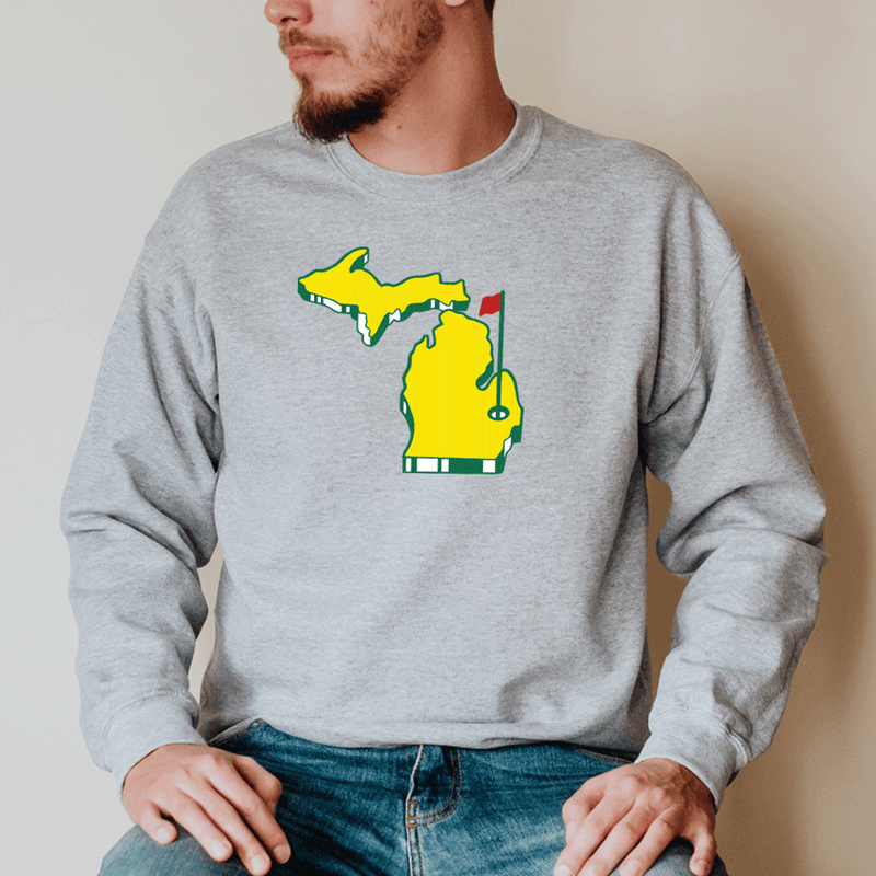 "Michigan Masters"Men's Long Sleeve T-Shirt