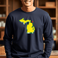 "Michigan Masters"Men's Long Sleeve T-Shirt