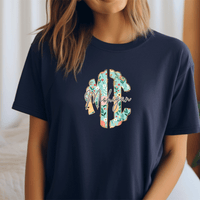 "Michigan Monogram"Relaxed Fit Crew Unisex T-Shirt