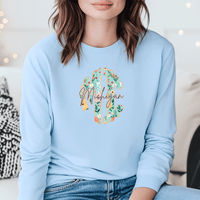 "Michigan Monogram"Relaxed Fit Long Sleeve Unisex T-Shirt