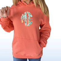 "Michigan Monogram"Relaxed Fit Classic Unisex Hoodie
