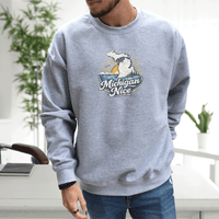 "Michigan Nice"Men's Classic Crew Sweatshirt