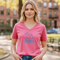 "The Mitten State"Women's V-Neck