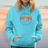 "Sunrise Over Michigan"Relaxed Fit Classic Unisex Hoodie