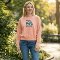 "Pure Michigan Nights"Women's Garment Dyed Fleece Crew