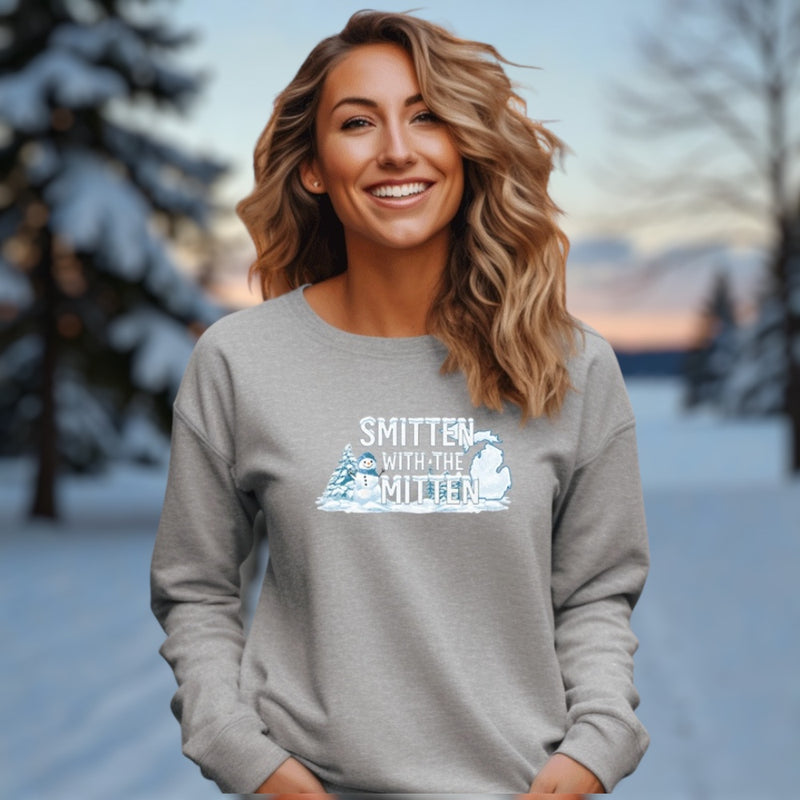 "Winter In The Mitten "Relaxed Fit Long Sleeve Unisex T-Shirt