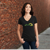 "Lucky Michigander"Women's V-Neck
