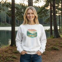 "Camp Michigan"Relaxed Fit Classic Crew Unisex Sweatshirt