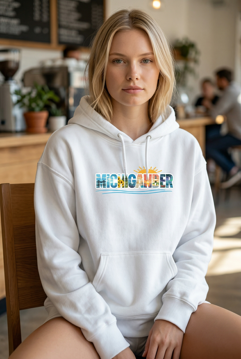 "Summer Michigander "Relaxed Fit Classic Unisex Hoodie