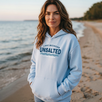 "Lake Michigan Unsalted"Relaxed Fit Classic Unisex Hoodie