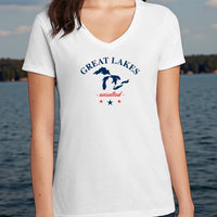 "Great Lakes"Women's V-Neck