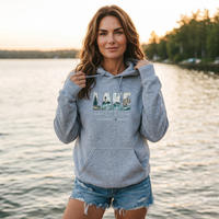 "Lake Life Unsalted"Relaxed Fit Classic Unisex Hoodie