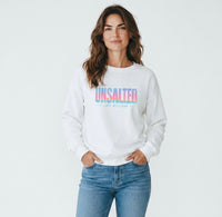 "Summer Unsalted"Relaxed Fit Classic Crew Unisex Sweatshirt