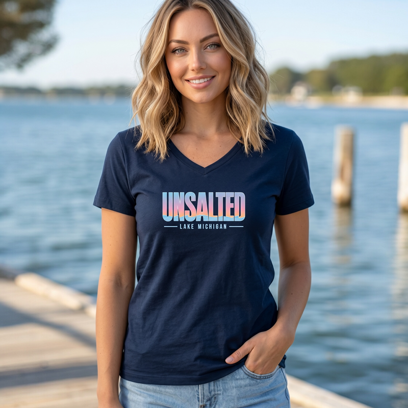 "Summer Unsalted"Women's V-Neck