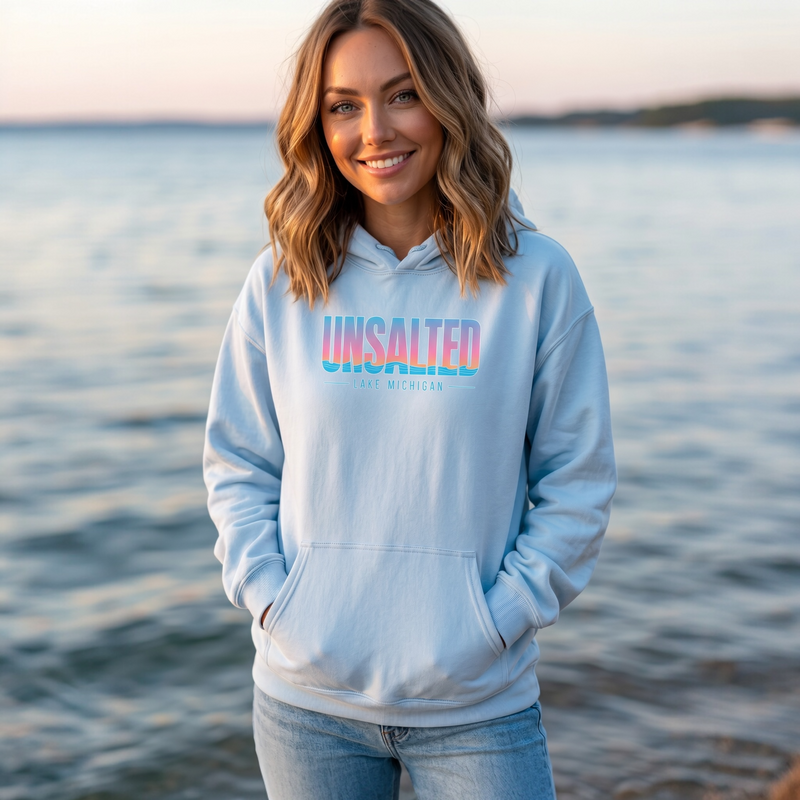 "Summer Unsalted"Relaxed Fit Classic Unisex Hoodie