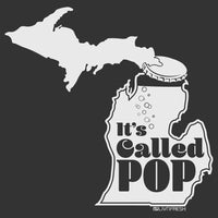 HOLIDAY SALE "Michigan Pop Bottle"Men's Crew T-Shirt