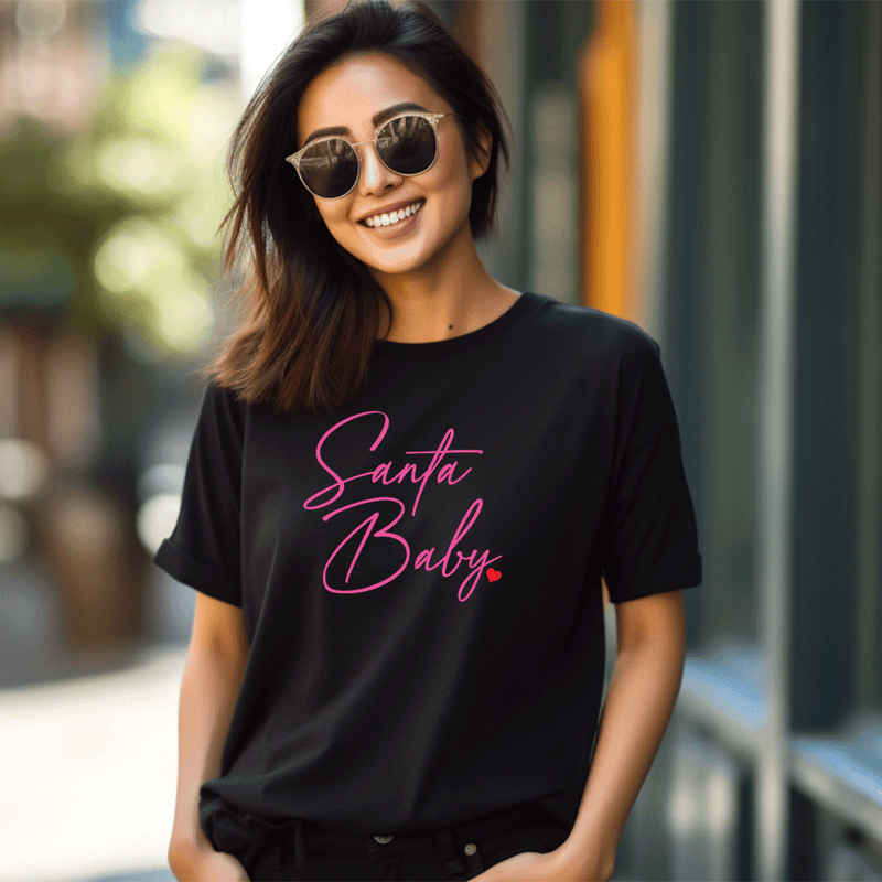 "Santa Baby"Relaxed Fit Crew Unisex T-Shirt