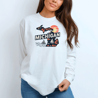 "Michigan Summer"Relaxed Fit Long Sleeve Unisex T-Shirt