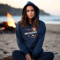 "Michigan Summer"Relaxed Fit Classic Unisex Hoodie