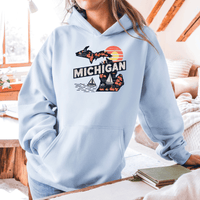 "Michigan Summer"Relaxed Fit Classic Unisex Hoodie