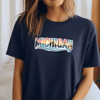 "True Michigan "Relaxed Fit Crew Unisex T-Shirt