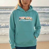 "True Michigan "Relaxed Fit Classic Unisex Hoodie