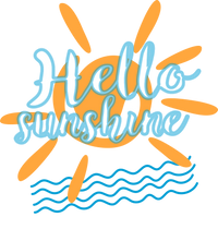 SALE "Hello Sunshine"Relaxed Fit Crew Unisex T-Shirt