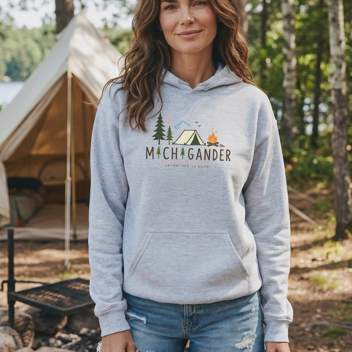 "Camp Michigander"Relaxed Fit Classic Unisex Hoodie