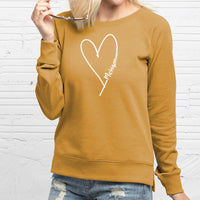 "Made With Love"Women's Pullover Crew