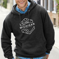 "Michigan Sunset"Men's Hoodie