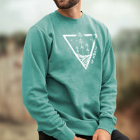 "Untouched"Men's Stonewashed Crew Sweatshirt