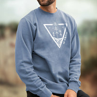 "Untouched"Men's Stonewashed Crew Sweatshirt