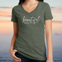 "Beautiful"Women's V-Neck