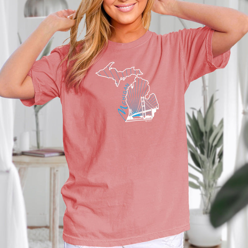 "Mighty"Relaxed Fit Stonewashed Unisex T-Shirt