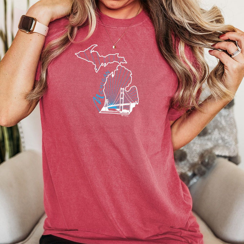 "Mighty"Relaxed Fit Stonewashed Unisex T-Shirt