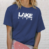 "Michigan Lake Life"Relaxed Fit Stonewashed T-Shirt