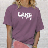 "Michigan Lake Life"Relaxed Fit Stonewashed T-Shirt