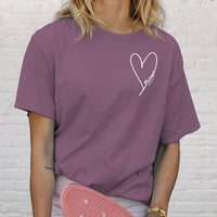 "Little Love"Relaxed Fit Stonewashed Unisex T-Shirt