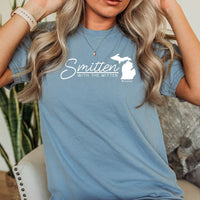 "Smitten With The Mitten"Relaxed Fit Stonewashed T-Shirt