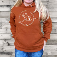 "Hello Fall"Relaxed Fit Classic Hoodie