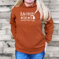 "Michigan Mom"Relaxed Fit Classic Hoodie