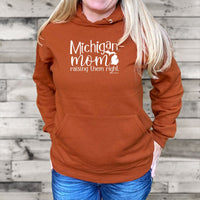 "Michigan Mom"Relaxed Fit Classic Unisex Hoodie